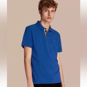 Burberry
monogram motif polo shirt